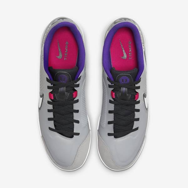 Light Grey / White Nike Tiempo Legend 9 Academy IC Indoor-Court Women's Football Shoes | NK215BJR