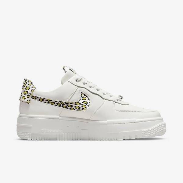 Light Lemon / Black Nike Air Force 1 Pixel SE Women's Sneakers | NK073DRW