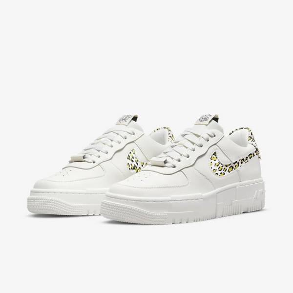 Light Lemon / Black Nike Air Force 1 Pixel SE Women's Sneakers | NK073DRW