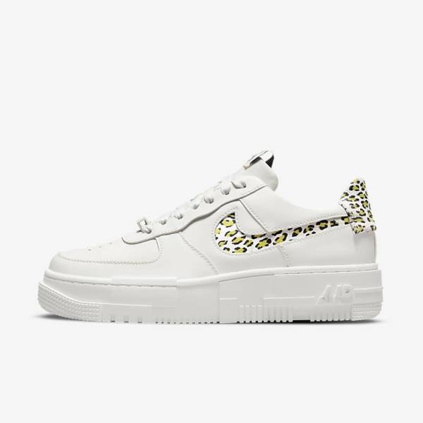 Light Lemon / Black Nike Air Force 1 Pixel SE Women\'s Sneakers | NK073DRW