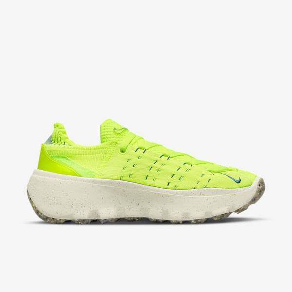 Light Lemon / Green / Turquoise Nike Space Hippie 04 Women's Sneakers | NK123RVQ