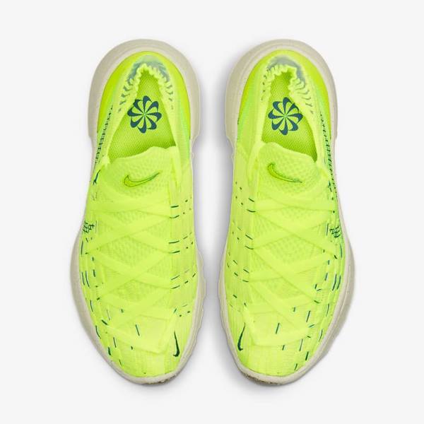 Light Lemon / Green / Turquoise Nike Space Hippie 04 Women's Sneakers | NK123RVQ