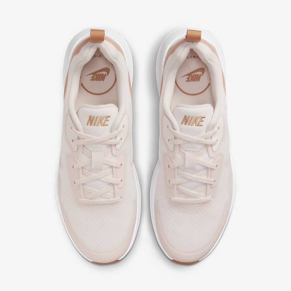 Light Pink / Light Brown / White Nike Wearallday Women's Sneakers | NK857EIH