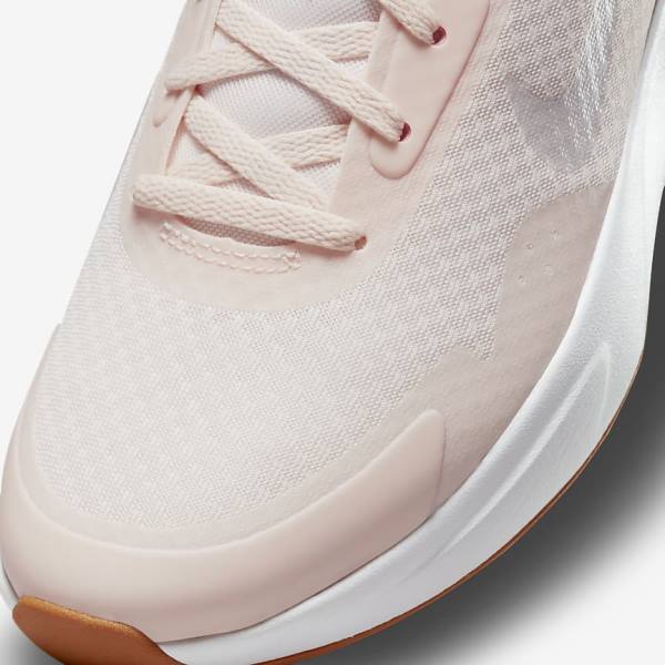 Light Pink / Light Brown / White Nike Wearallday Women's Sneakers | NK857EIH