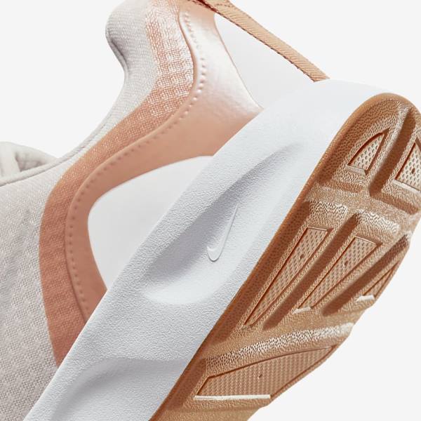 Light Pink / Light Brown / White Nike Wearallday Women's Sneakers | NK857EIH