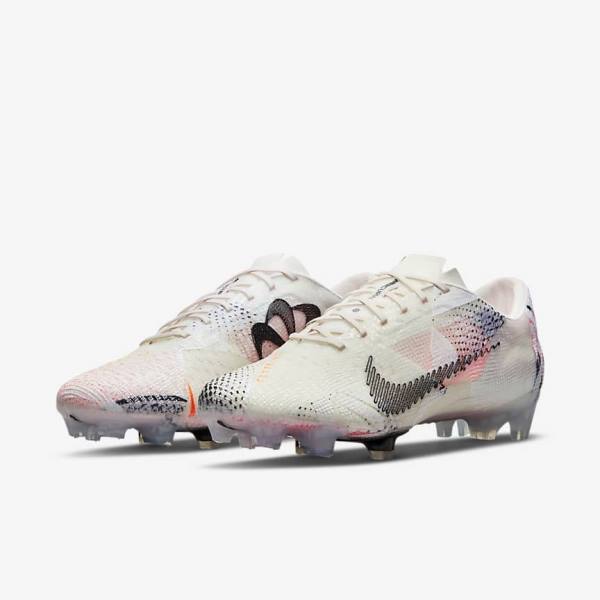 Light Pink / Orange / Black Nike Mercurial Vapor Next Nature FG Firm-Ground Men's Football Shoes | NK417QHK