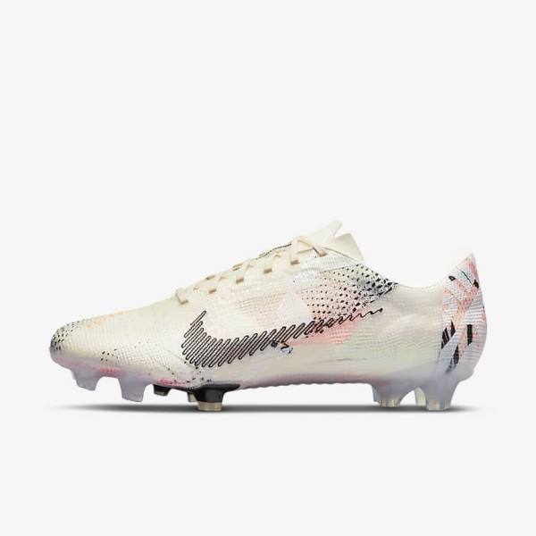 Light Pink / Orange / Black Nike Mercurial Vapor Next Nature FG Firm-Ground Men\'s Football Shoes | NK417QHK