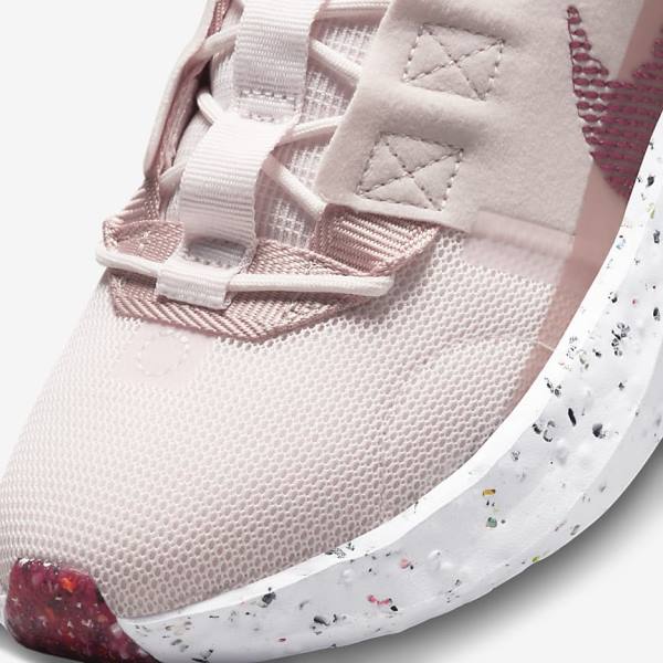 Light Pink / White / Burgundy Nike Crater Impact Women's Sneakers | NK628CKB