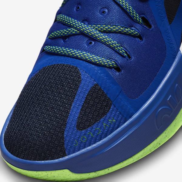 Navy / Blue / White / Green Nike Jordan Zoom Separate Men's Jordan Shoes | NK016JOM