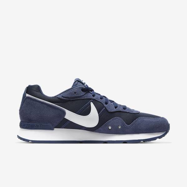 Navy / Navy / White Nike Venture Runner Men's Sneakers | NK105XBP