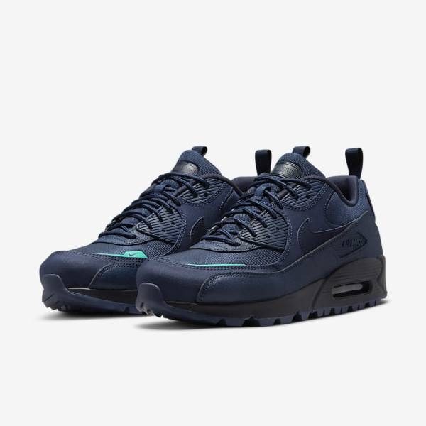 Navy / Obsidian Nike Air Max 90 Surplus Men's Sneakers | NK190EDY