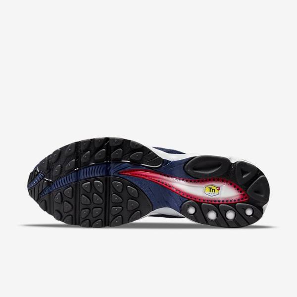 Navy / Platinum / White / Red Nike Air Max Tailwind V SP Men's Sneakers | NK038APC