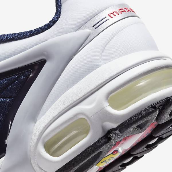 Navy / Platinum / White / Red Nike Air Max Tailwind V SP Men's Sneakers | NK038APC