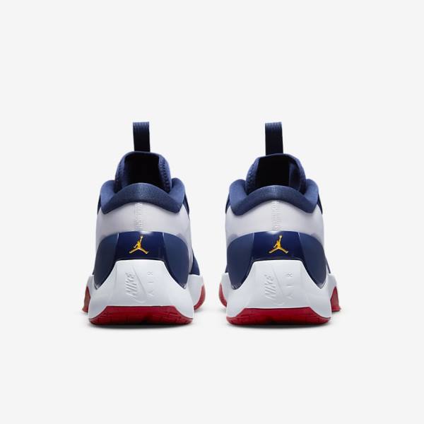 Navy / White / Red / Gold Nike Jordan Zoom Separate Men's Jordan Shoes | NK851GSW