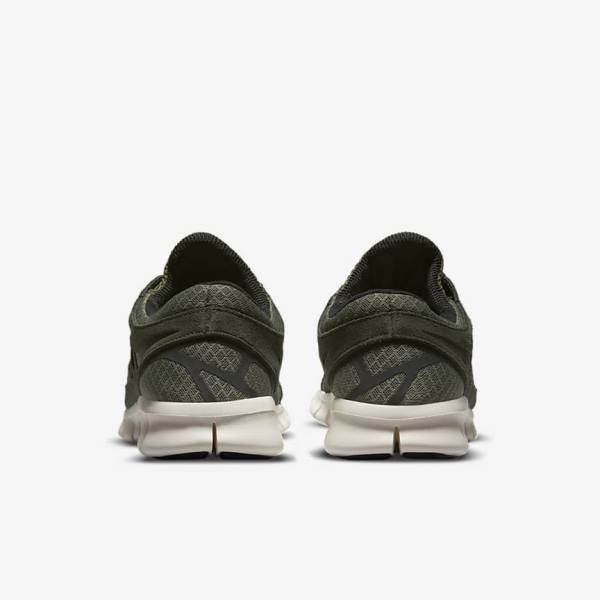 Olive / Black Nike Free Run 2 Men's Sneakers | NK471PFI