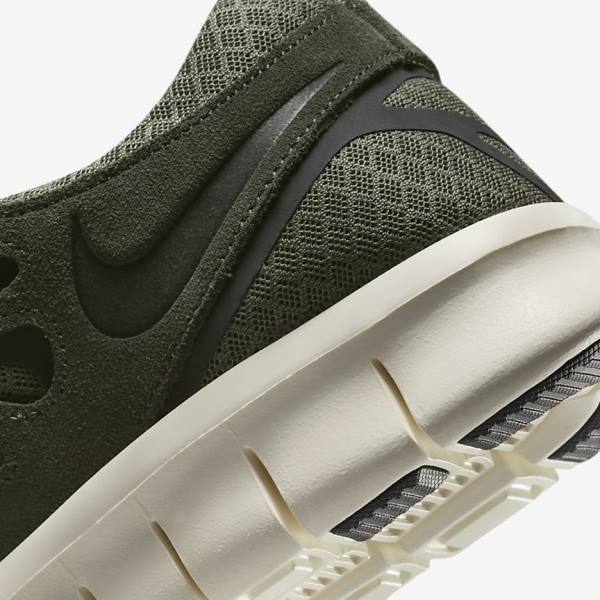 Olive / Black Nike Free Run 2 Men's Sneakers | NK471PFI