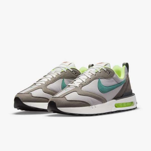 Olive Grey Nike Air Max Dawn Men's Sneakers | NK063NIT