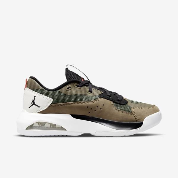 Olive / White / Brown / Red Nike Jordan Air 200E Women's Sneakers | NK504EVG