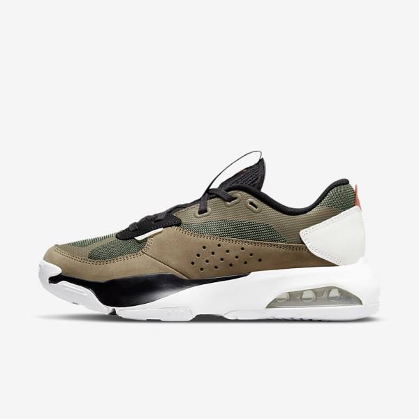 Olive / White / Brown / Red Nike Jordan Air 200E Women\'s Sneakers | NK504EVG