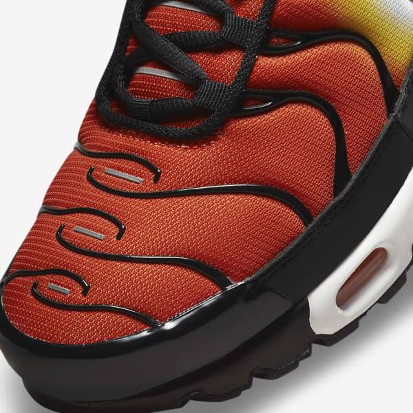 Orange / Gold / Black Nike Air Max Plus Men's Sneakers | NK951MUA