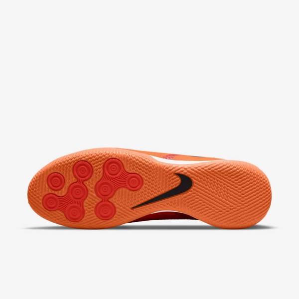 Orange / Light Red / Black Nike Phantom GT2 Academy IC Indoor-Court Men's Football Shoes | NK209RSU