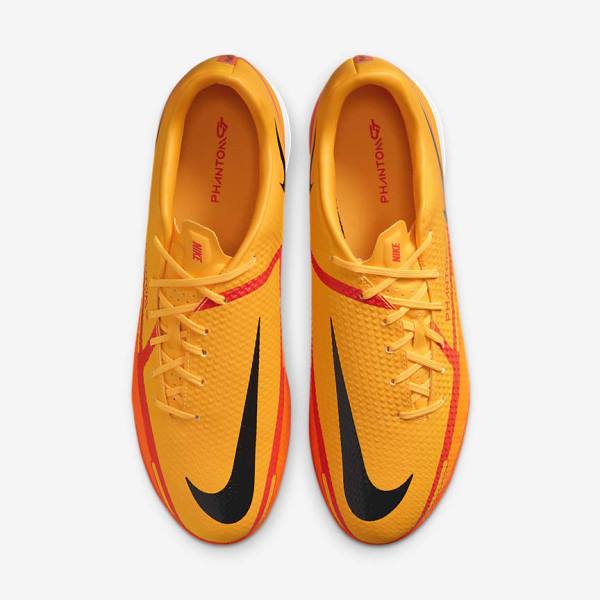 Orange / Light Red / Black Nike Phantom GT2 Academy IC Indoor-Court Men's Football Shoes | NK209RSU