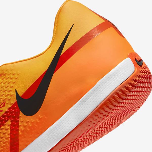 Orange / Light Red / Black Nike Phantom GT2 Academy IC Indoor-Court Men's Football Shoes | NK209RSU