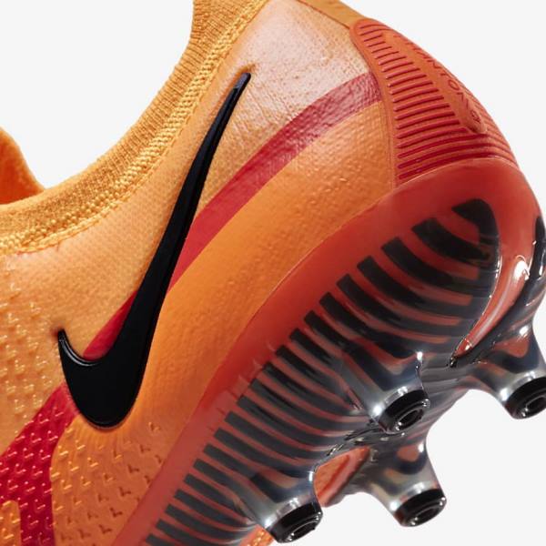 Orange / Light Red / Black Nike Phantom GT2 Elite AG-Pro Artificial-Grass Women's Football Shoes | NK289QTV