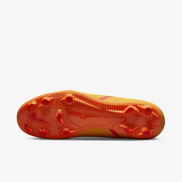 Orange / Light Red / Black Nike Phantom GT2 Club MG Multi-Ground Women's Football Shoes | NK864JCX