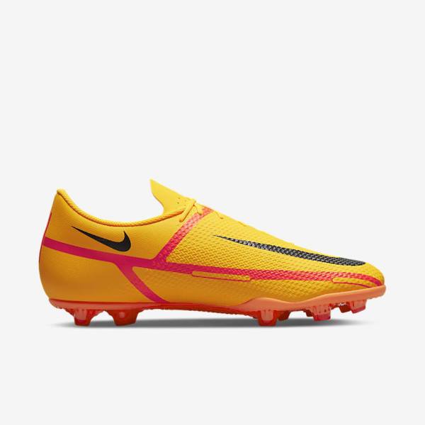 Orange / Light Red / Black Nike Phantom GT2 Club MG Multi-Ground Women's Football Shoes | NK864JCX