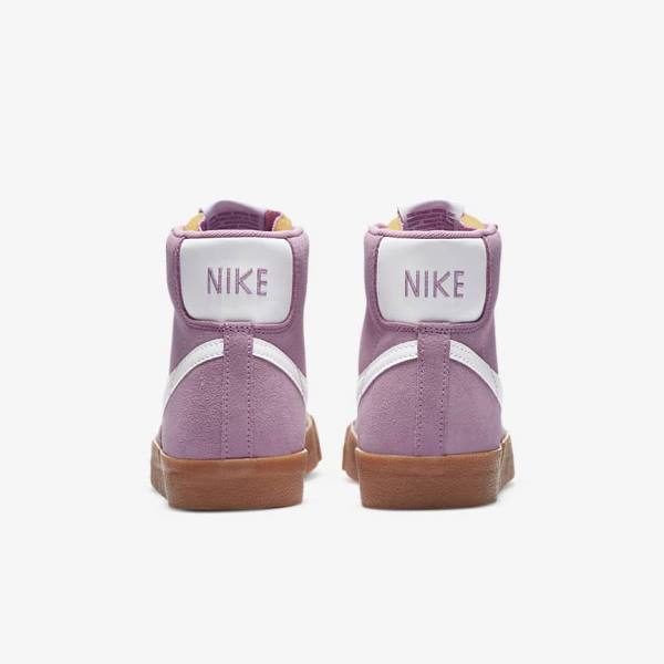 Pink / Brown / Orange / White Nike Blazer Mid 77 Women's Sneakers | NK603EBK