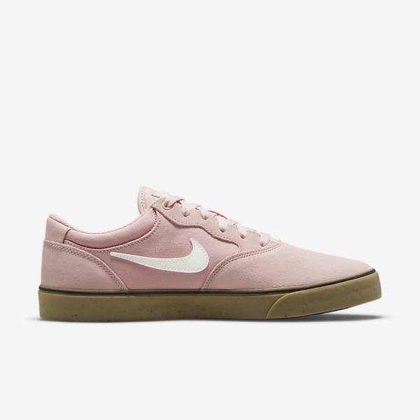 Pink / Light Brown Nike SB Chron 2 Men's Skate Shoes | NK246CNY