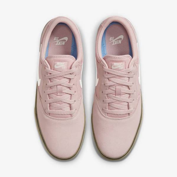 Pink / Light Brown Nike SB Chron 2 Men's Skate Shoes | NK246CNY