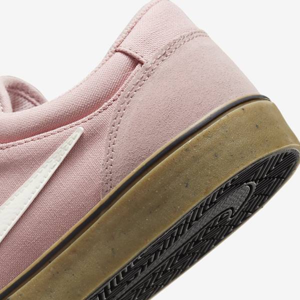 Pink / Light Brown Nike SB Chron 2 Men's Skate Shoes | NK246CNY