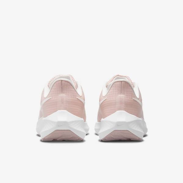 Pink / Light Pink / White Nike Air Zoom Pegasus 39 Road Women's Running Shoes | NK963FKR