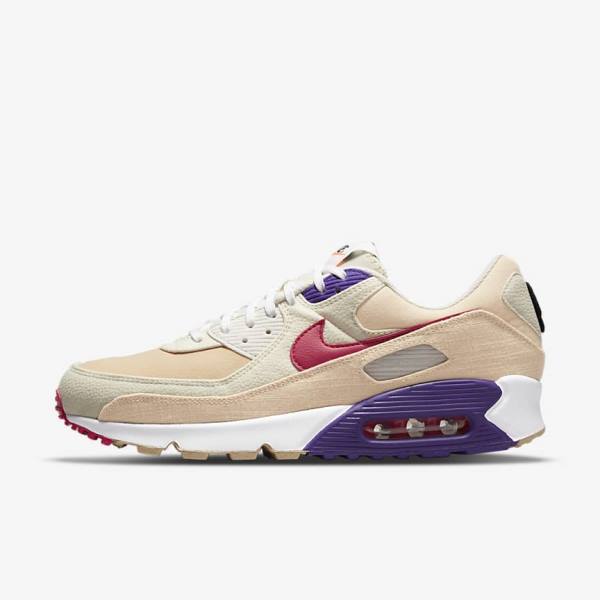 Pink Nike Air Max 90 Men\'s Sneakers | NK871EAW