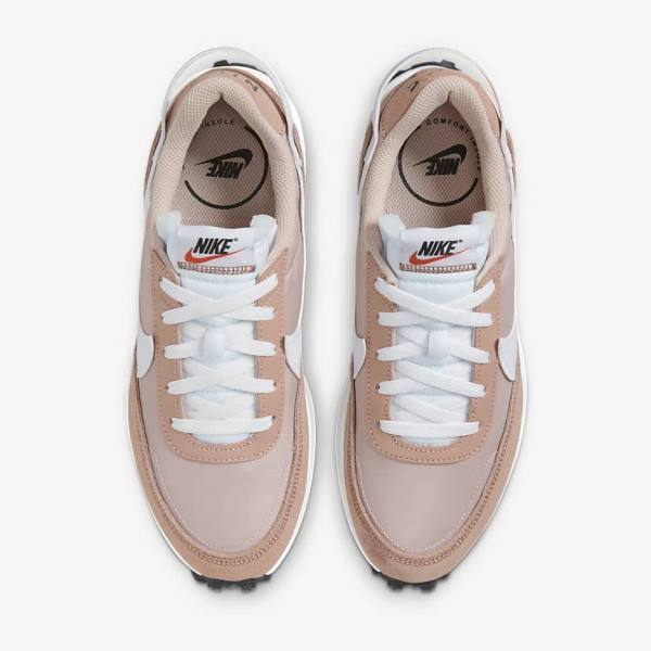 Pink / Rose / Khaki Rose / White Nike Waffle Debut Women's Sneakers | NK807IXD