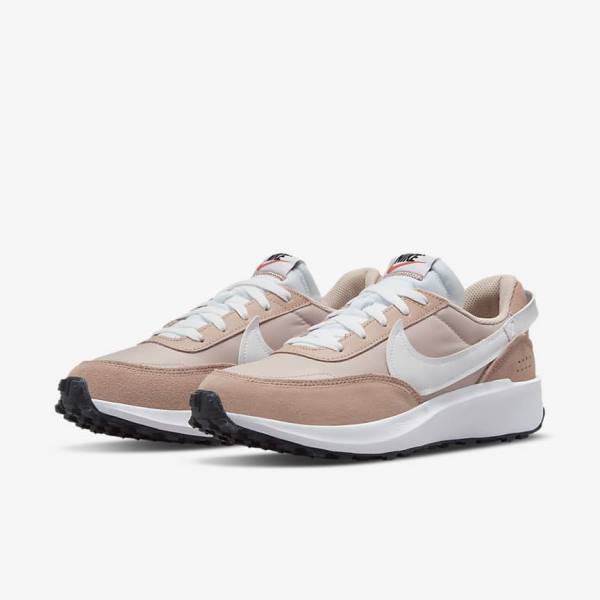 Pink / Rose / Khaki Rose / White Nike Waffle Debut Women's Sneakers | NK807IXD