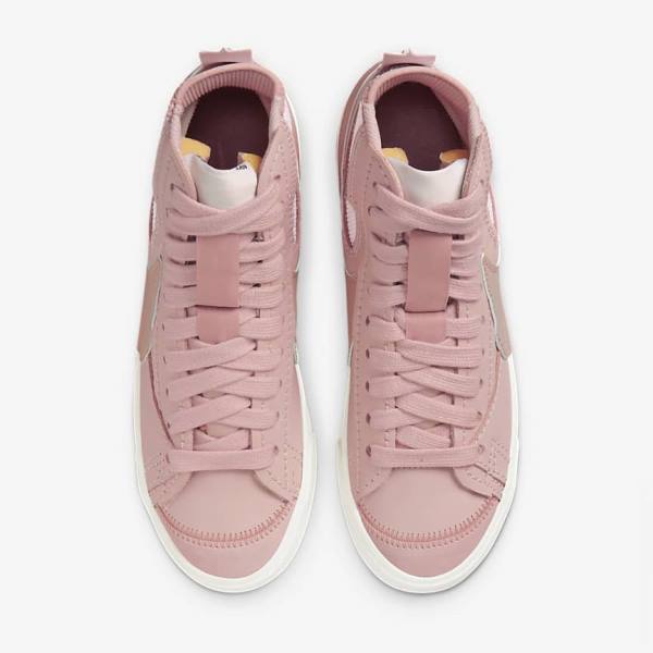 Pink / Rose Nike Blazer Mid 77 Jumbo Women's Sneakers | NK021VND