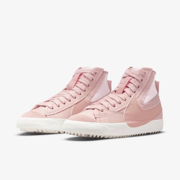 Pink / Rose Nike Blazer Mid 77 Jumbo Women's Sneakers | NK021VND