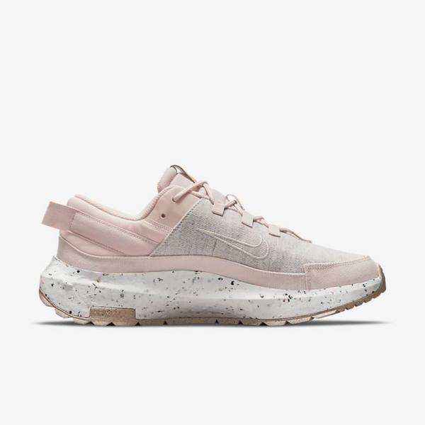 Pink / White / Cream Nike Crater Remixa Women's Sneakers | NK528KGX