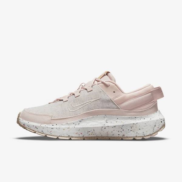 Pink / White / Cream Nike Crater Remixa Women\'s Sneakers | NK528KGX