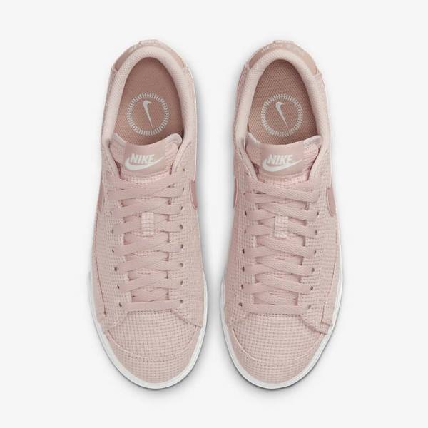 Pink / White / Pink / Rose Nike Blazer Low Platform Women's Sneakers | NK931XEI