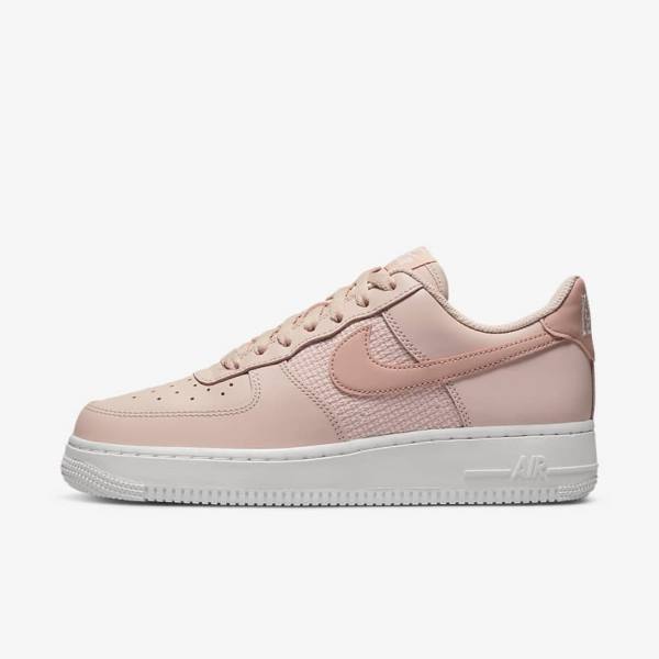 Pink / White / Rose Nike Air Force 1 07 ESS Women\'s Sneakers | NK789ERD