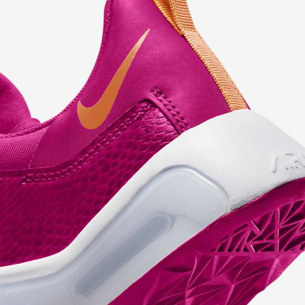 Pink / White / Yellow Nike Air Max Bella TR 5 Women's Training Shoes | NK173AWP