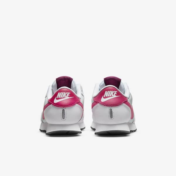 Platinum / Dark Grey / Pink Nike MD Valiant Older Kids' Sneakers | NK146LIR