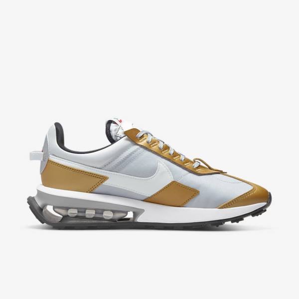 Platinum / Metal Gold / Metal Silver / White Nike Air Max Pre-Day SE Women's Sneakers | NK053NSC