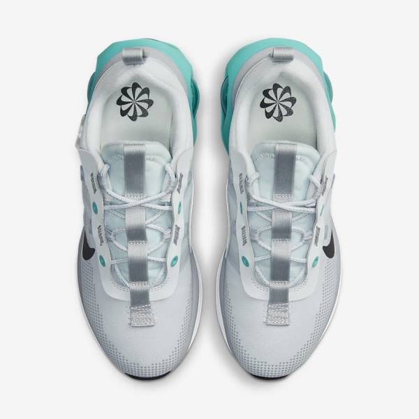 Platinum / Turquoise / Grey / Black Nike Air Max 2021 Women's Sneakers | NK864XSZ