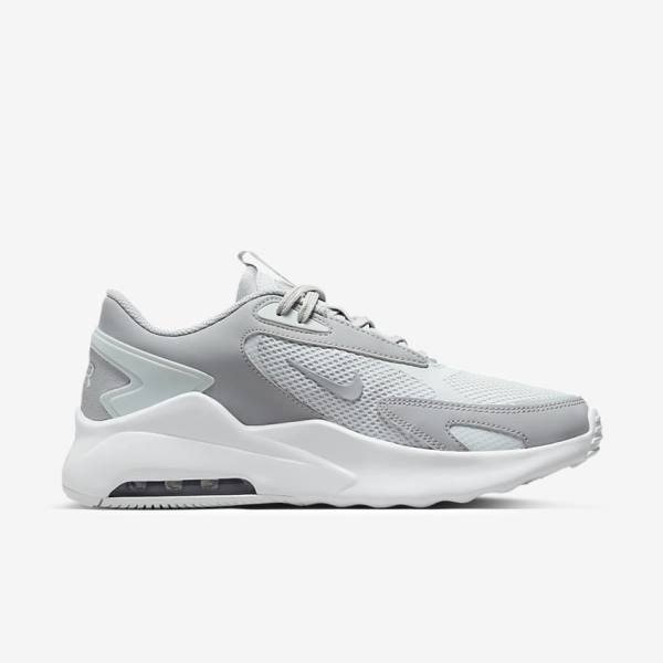 Platinum / White / Metal Silver / Grey Nike Air Max Bolt Men's Sneakers | NK054HEF