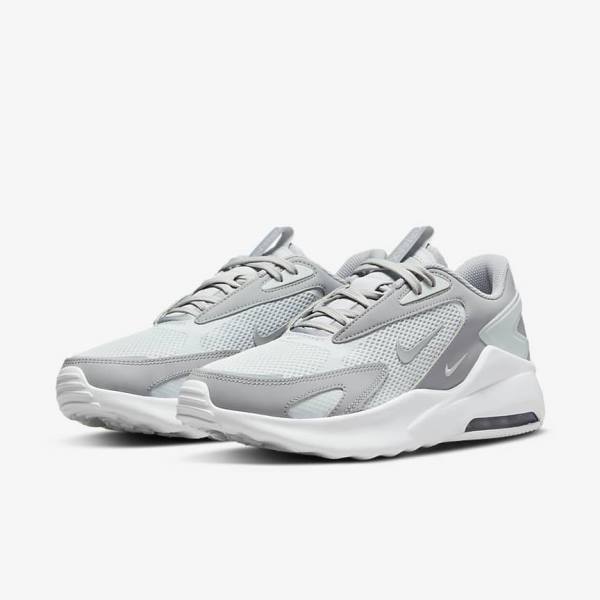 Platinum / White / Metal Silver / Grey Nike Air Max Bolt Men's Sneakers | NK054HEF